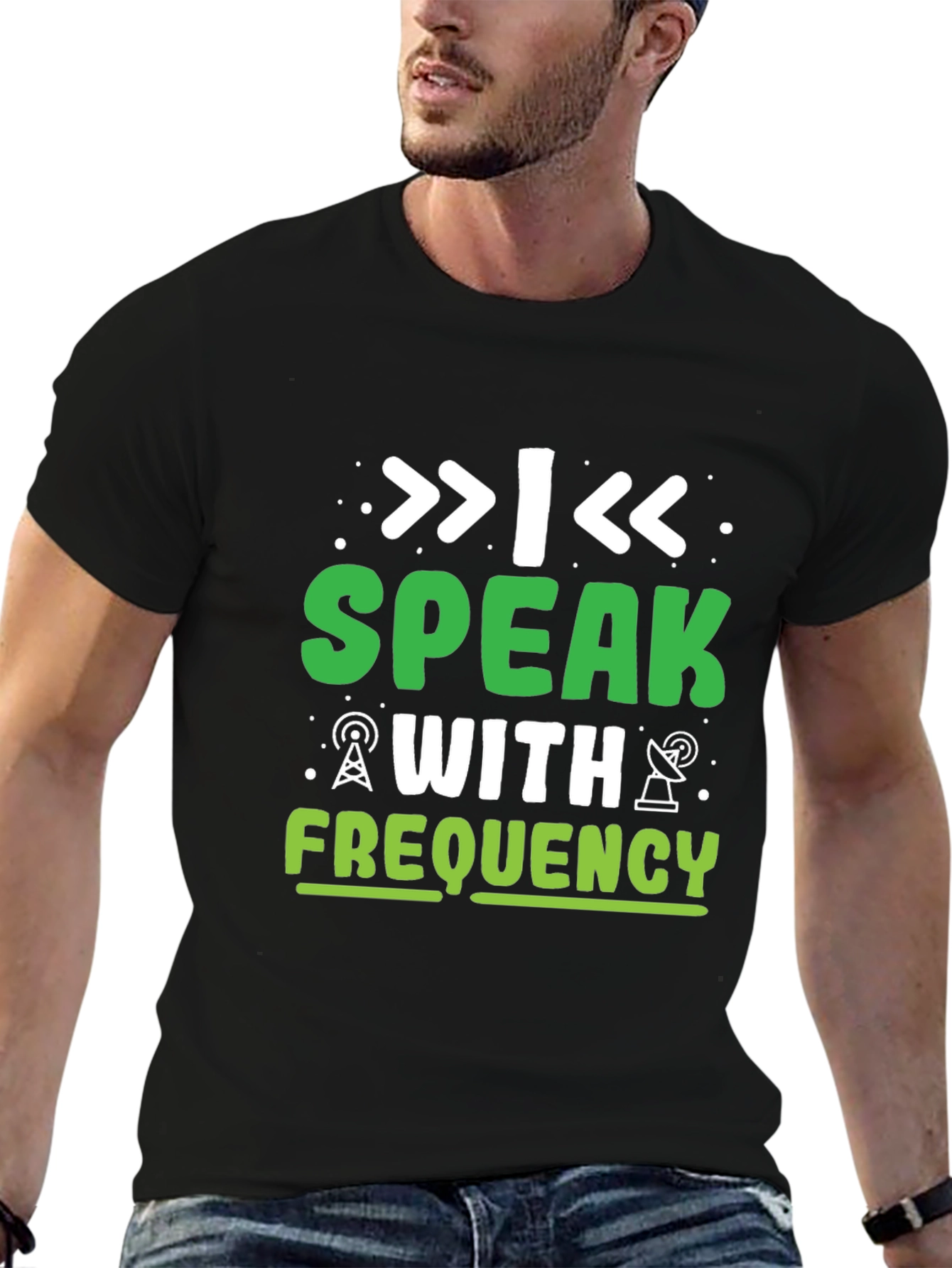 Speak With Frequency Graphic T-Shirt