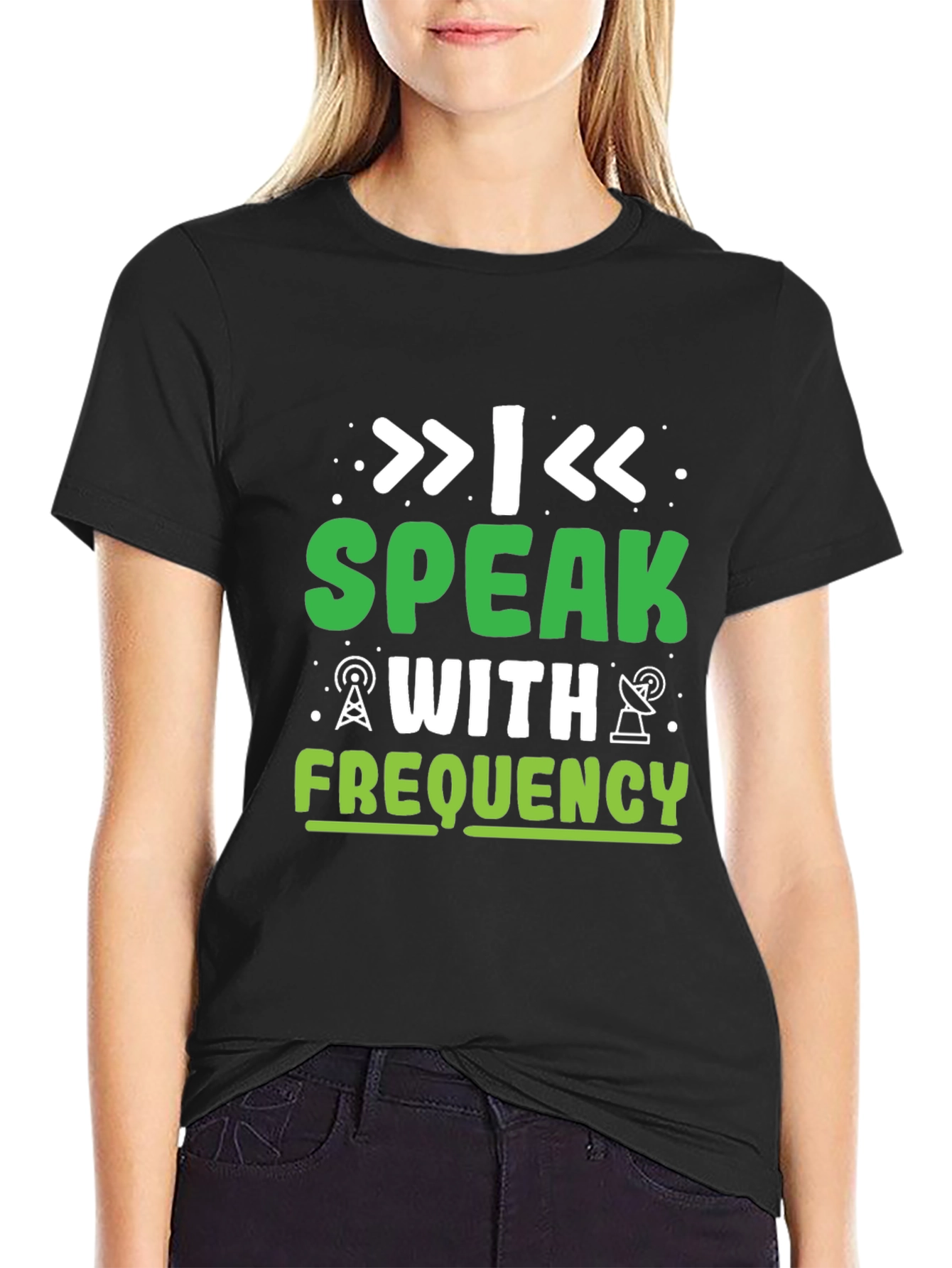 Speak With Frequency Graphic T-Shirt