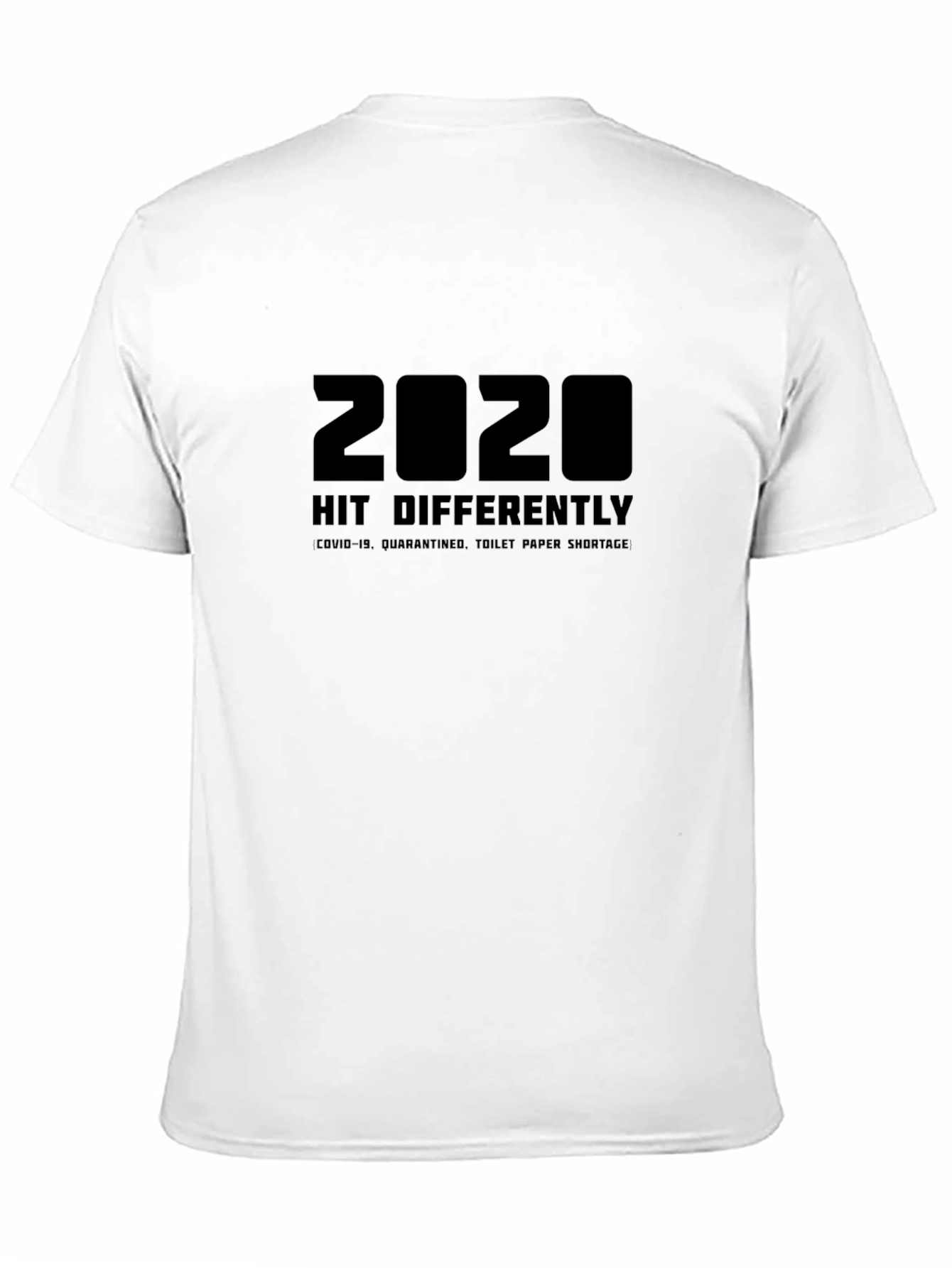 2020 Hit Differently Black Graphic Tee
