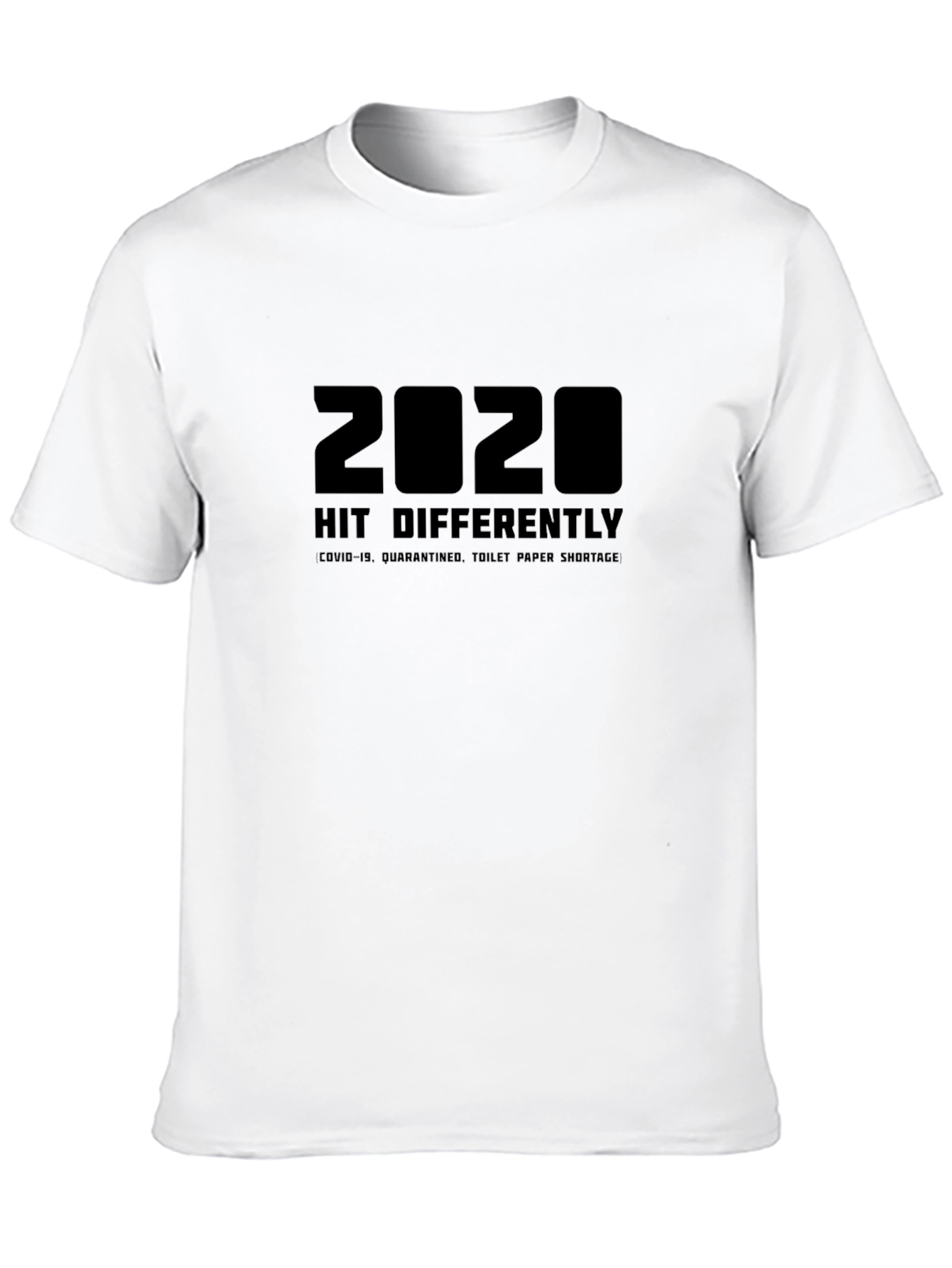 2020 Hit Differently Black Graphic Tee
