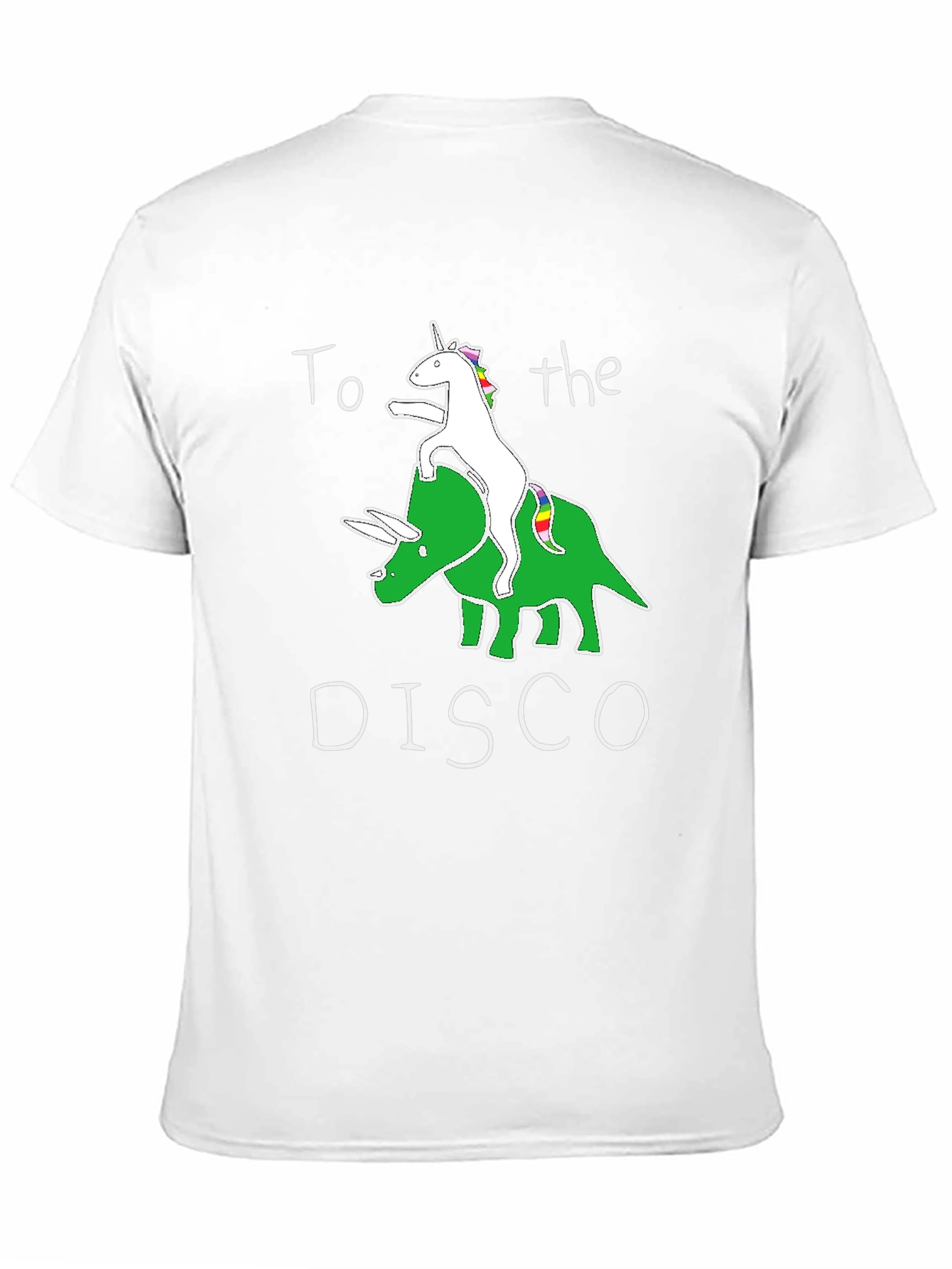 Unicorn Dinosaur Disco T-Shirt