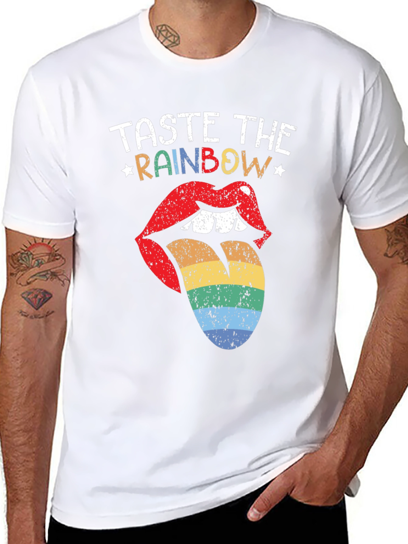 Taste the Rainbow Graphic Tee - LGBT Pride Shirt