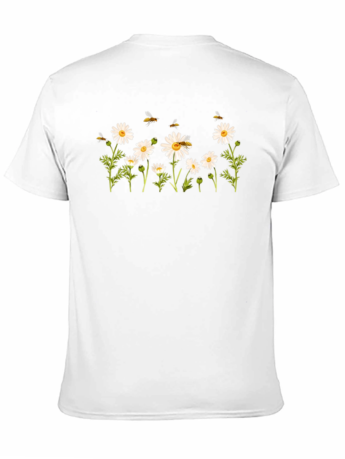 Daisy & Bee Graphic Black T-Shirt