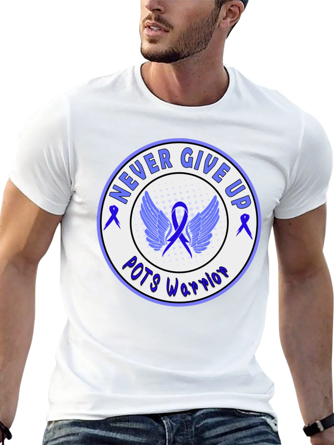 POTS Warrior T-Shirt - Never Give Up