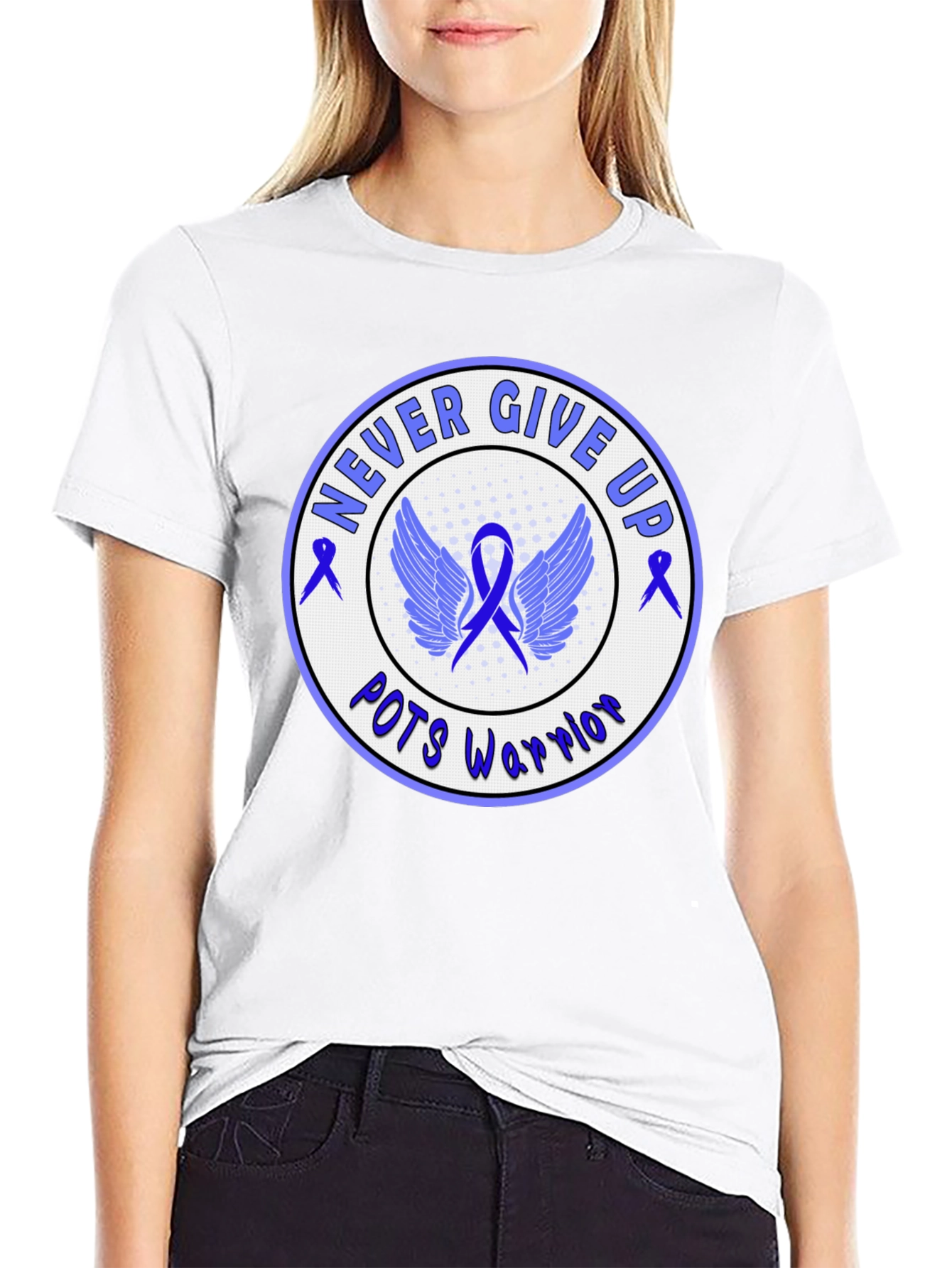 POTS Warrior T-Shirt - Never Give Up