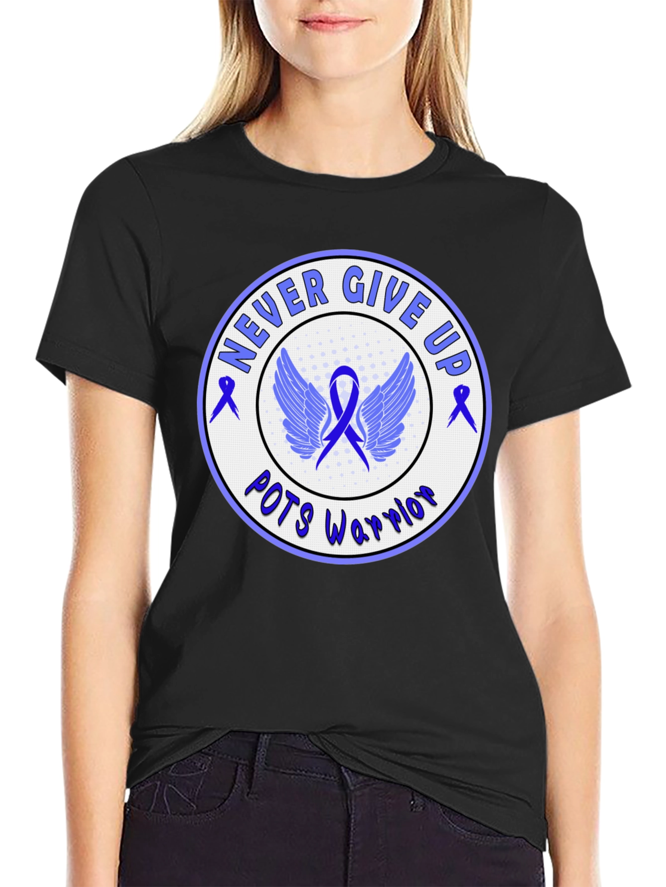 POTS Warrior T-Shirt - Never Give Up