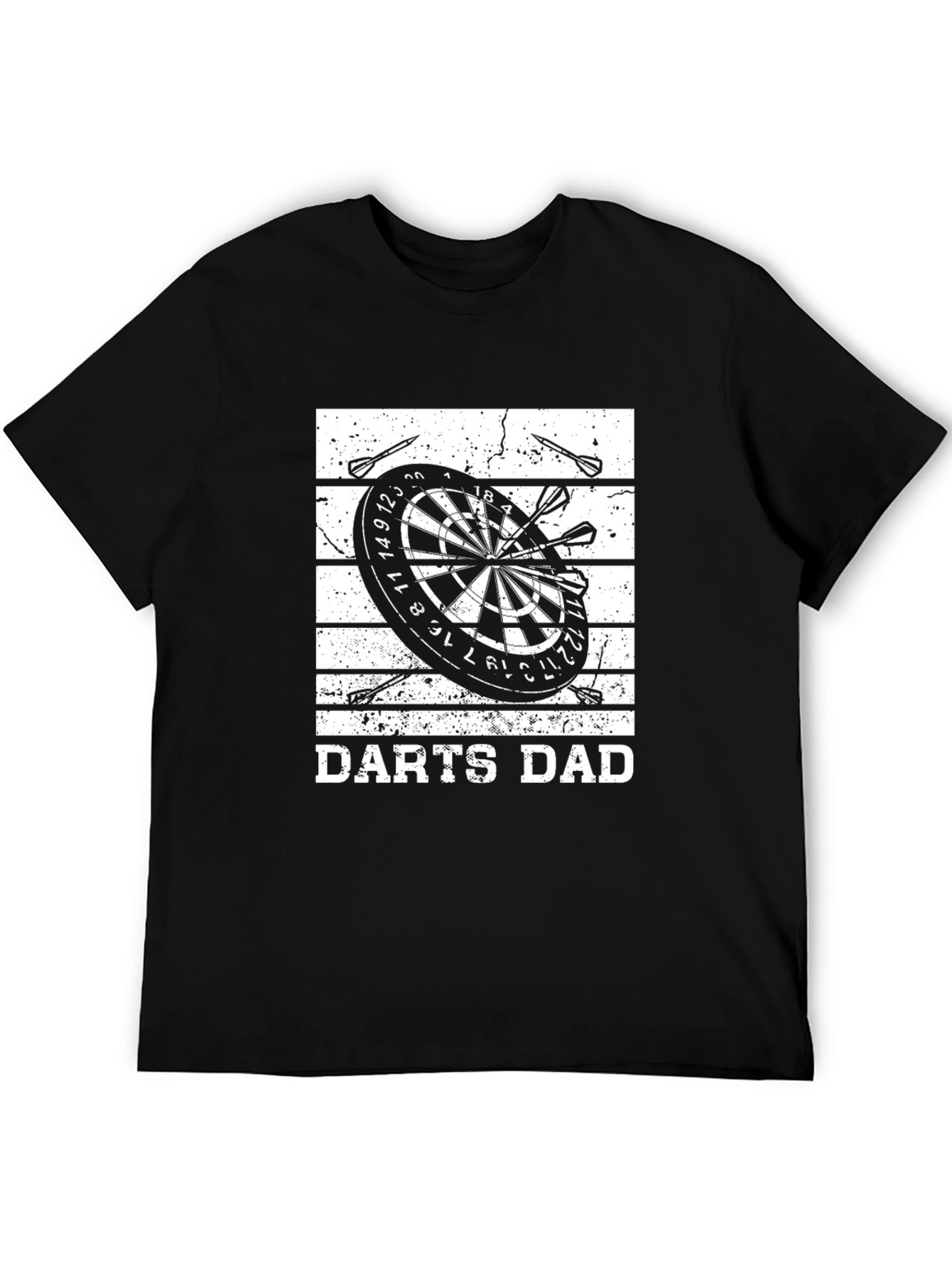 Darts Dad T-Shirt - Black Cotton Tee