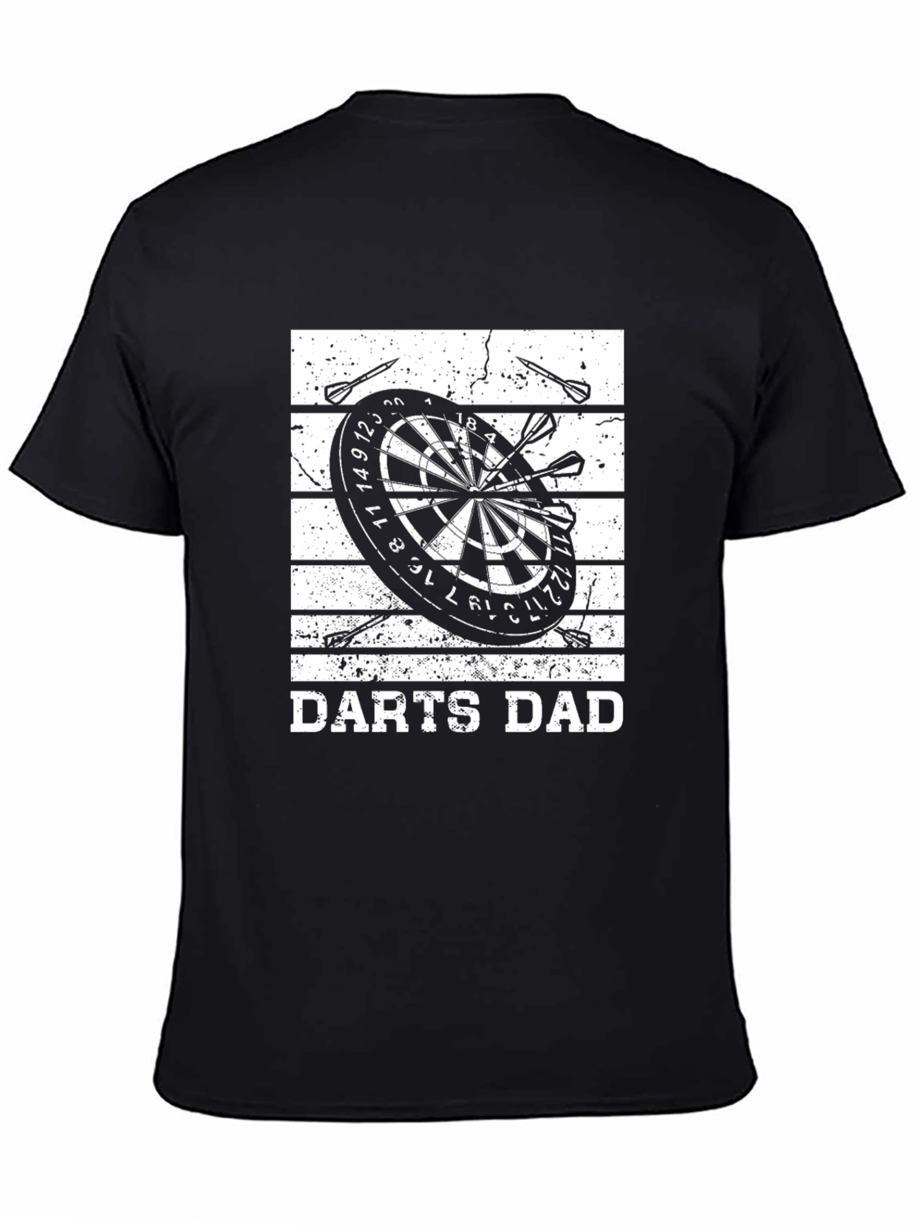 Darts Dad T-Shirt - Black Cotton Tee