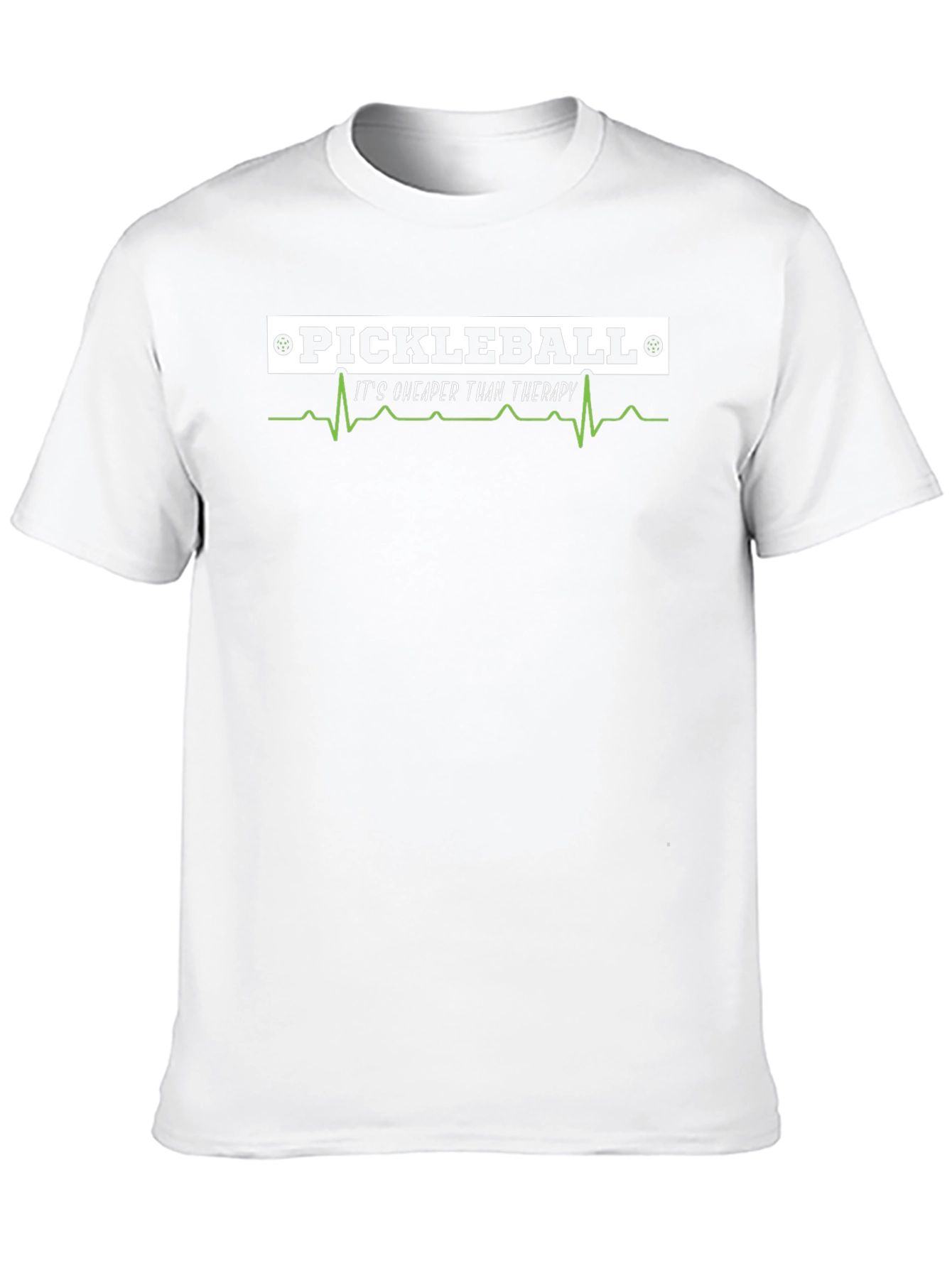 Pickleball Therapy Black T-Shirt