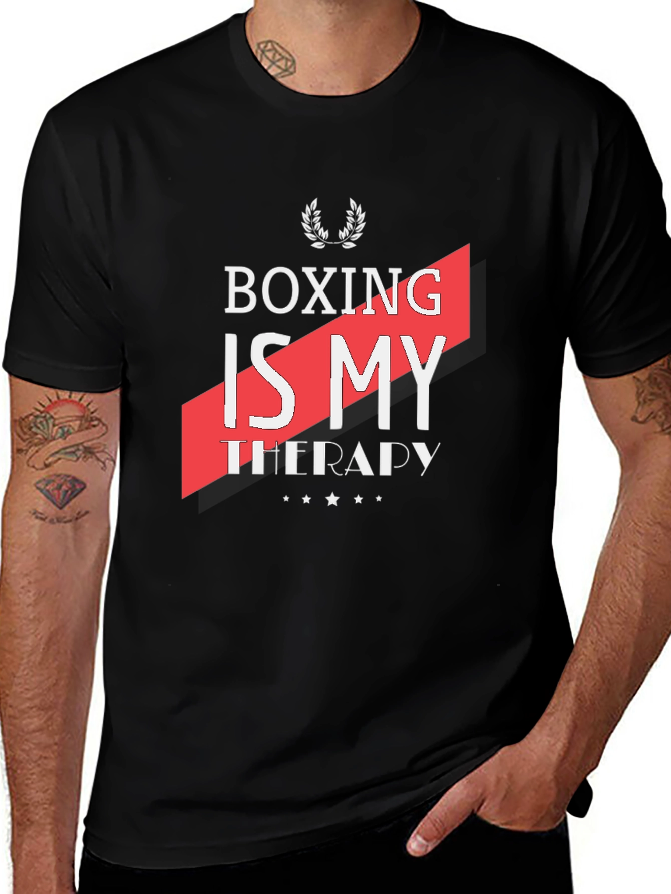 Boxing is My Therapy Graphic T-Shirt