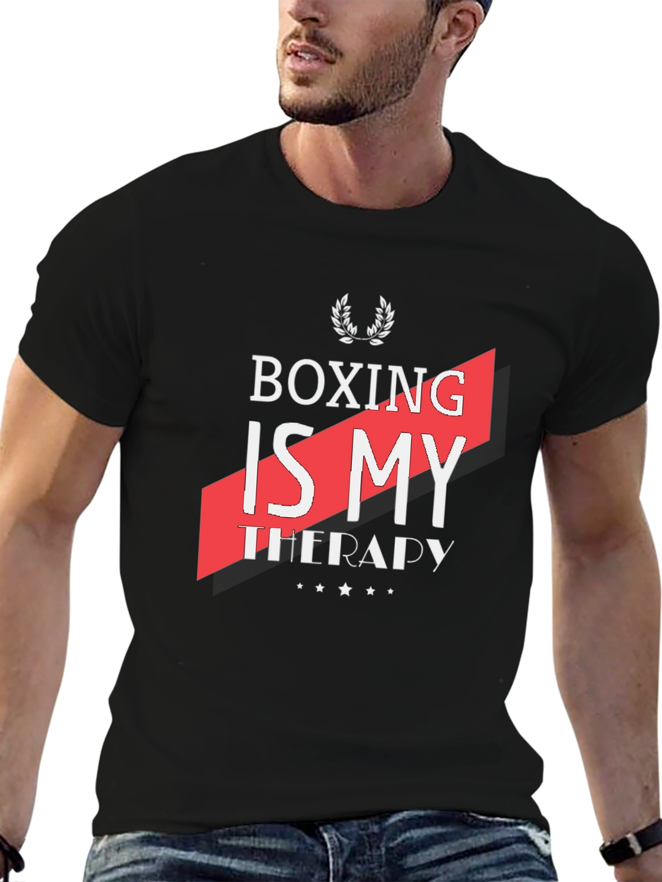 Boxing is My Therapy Graphic T-Shirt