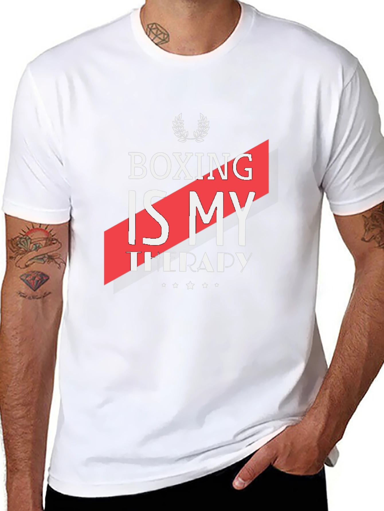Boxing is My Therapy Graphic T-Shirt