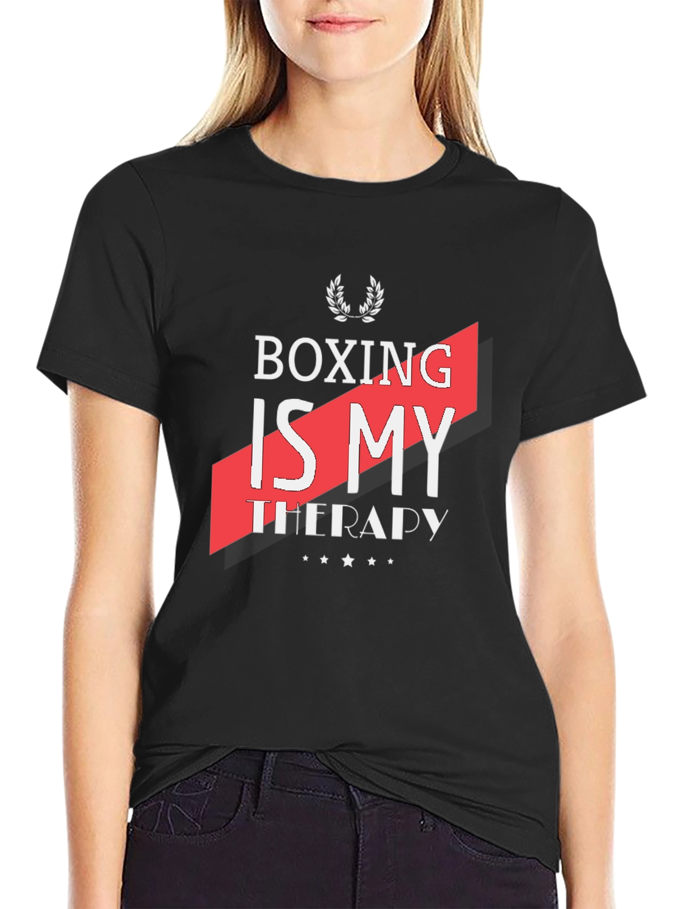 Boxing is My Therapy Graphic T-Shirt