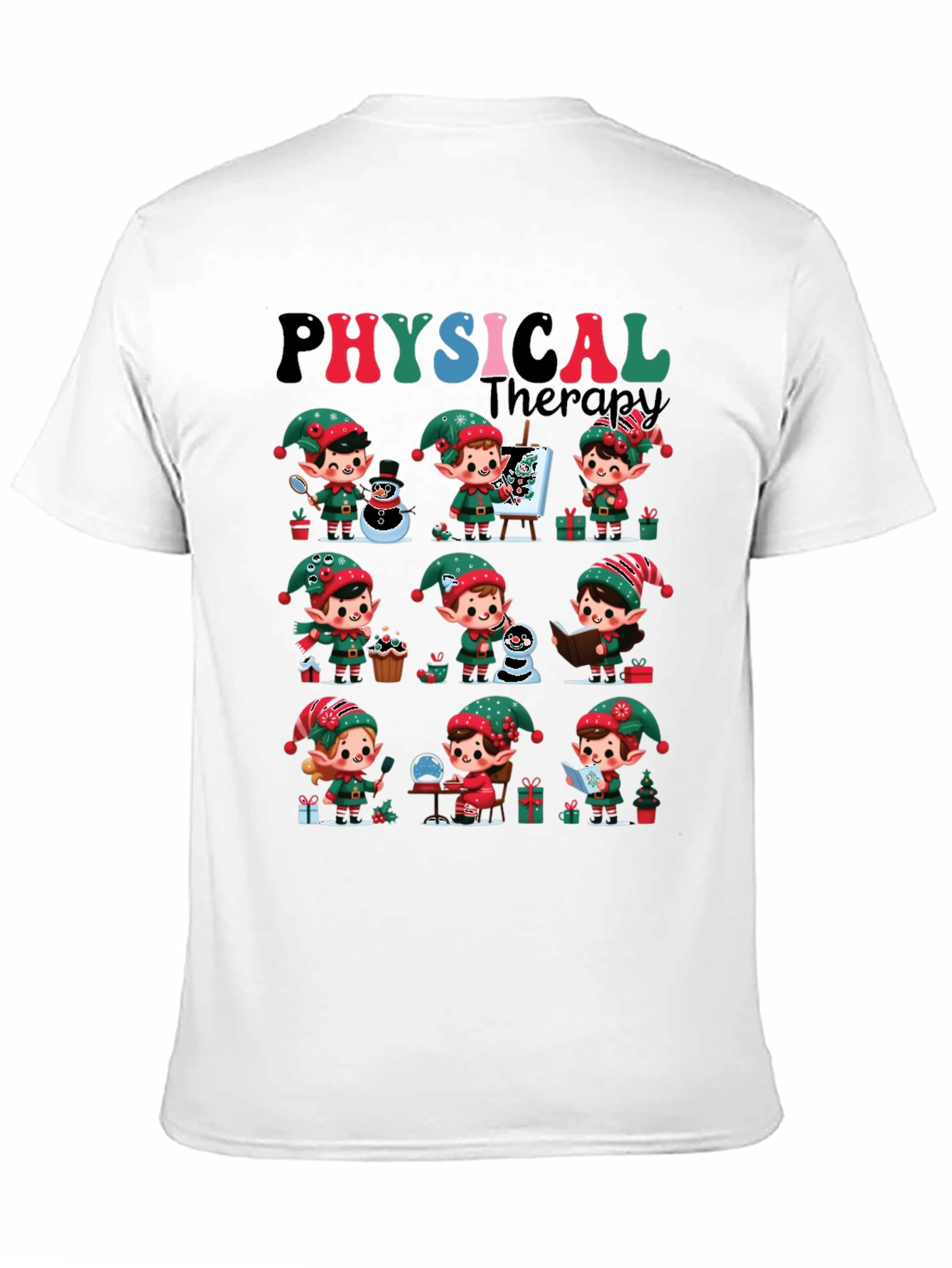 Physical Therapy Christmas Elf T-Shirt