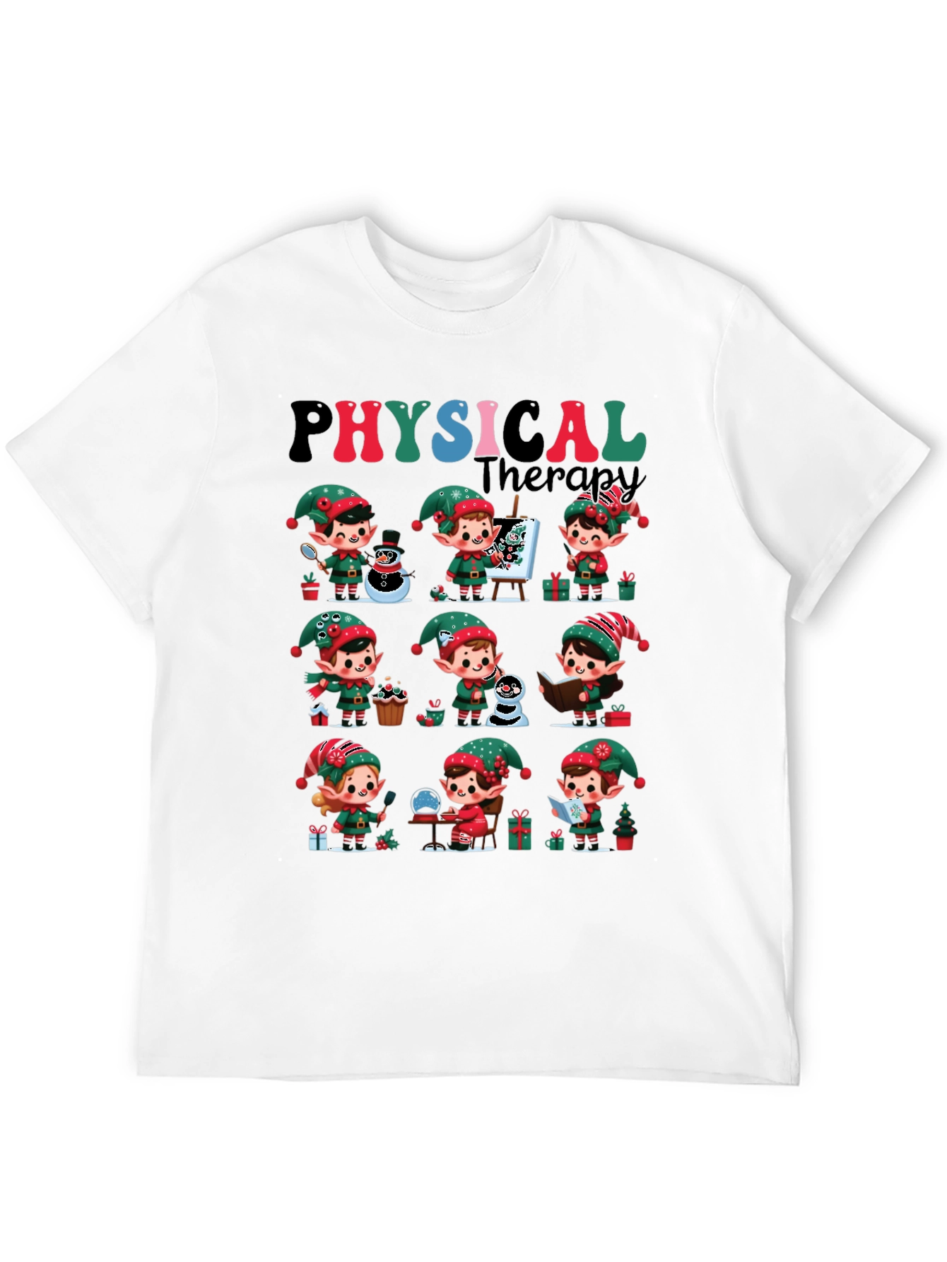 Physical Therapy Christmas Elf T-Shirt