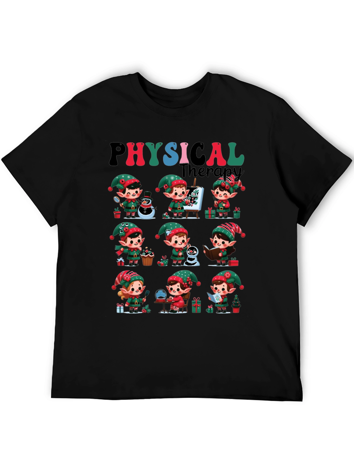 Physical Therapy Christmas Elf T-Shirt