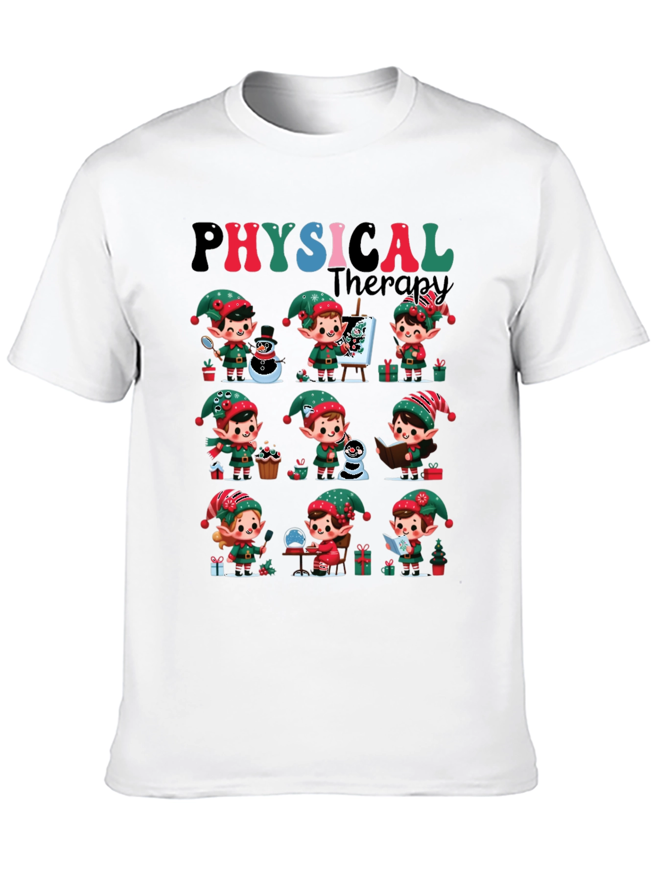 Physical Therapy Christmas Elf T-Shirt