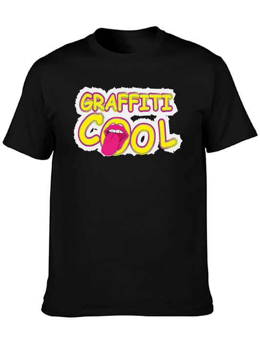 Cool Graffiti Graphic T-Shirt - Edgy Streetwear