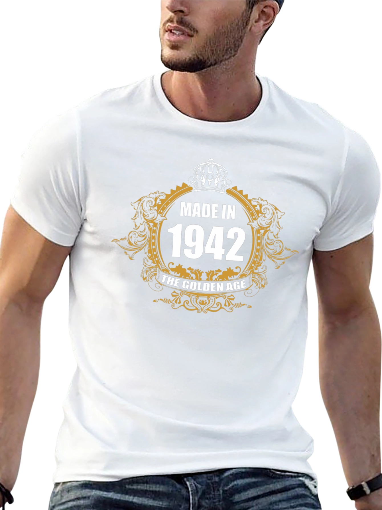 Made in 1942 Golden Age Black T-Shirt