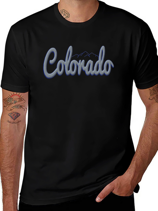 Colorado Graphic Print T-Shirt Casual Tee