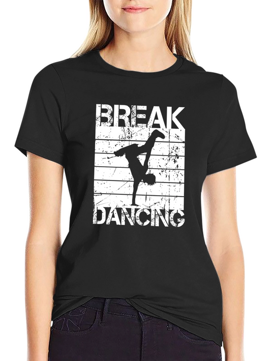 Break Dancing Black T-Shirt - Street Style Tee