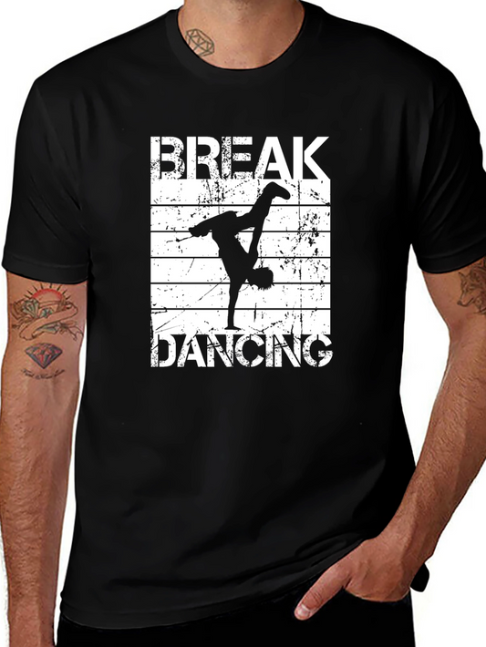 Break Dancing Black T-Shirt - Street Style Tee