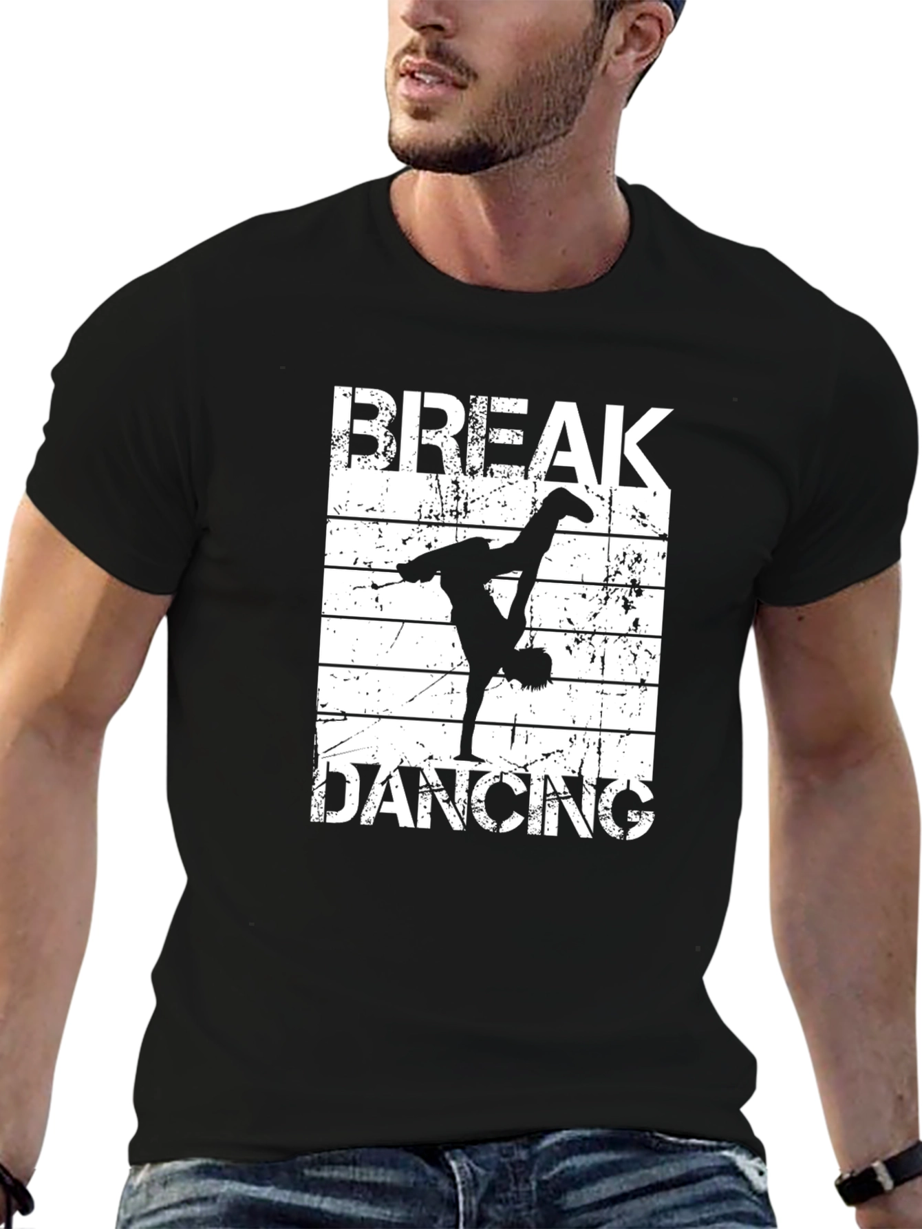 Break Dancing Black T-Shirt - Street Style Tee