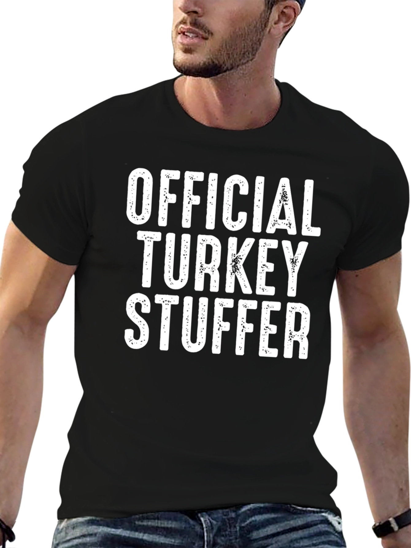 Official Turkey Stuffer T-Shirt Funny Thanksgiving Tee