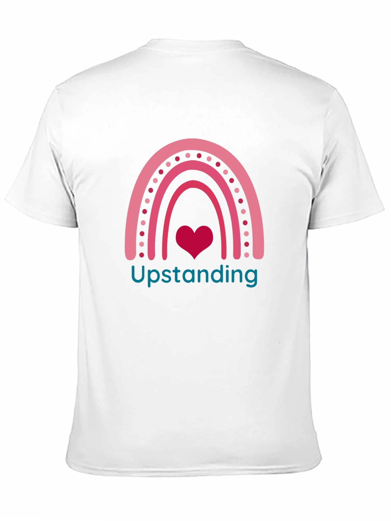 Upstanding Rainbow Heart Graphic Tee
