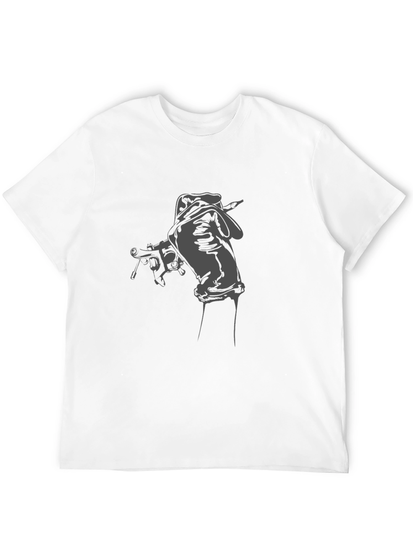 Tattoo Artist Hand Black T-Shirt