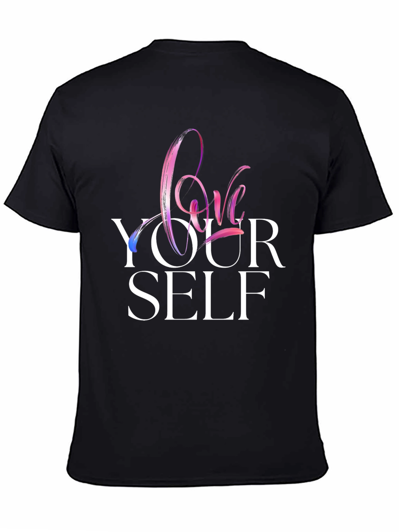 Love Yourself Graphic T-Shirt - Black