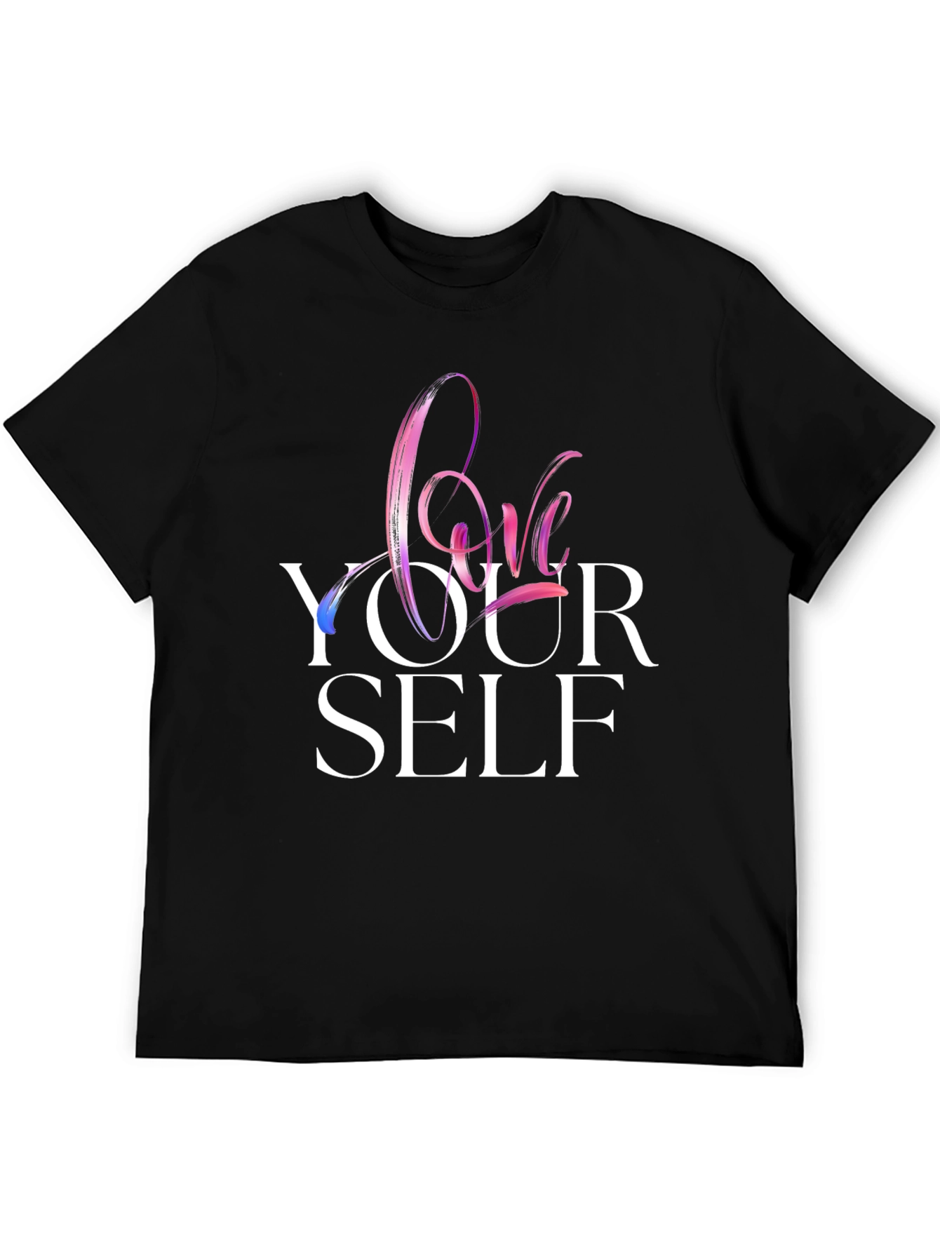 Love Yourself Graphic T-Shirt - Black