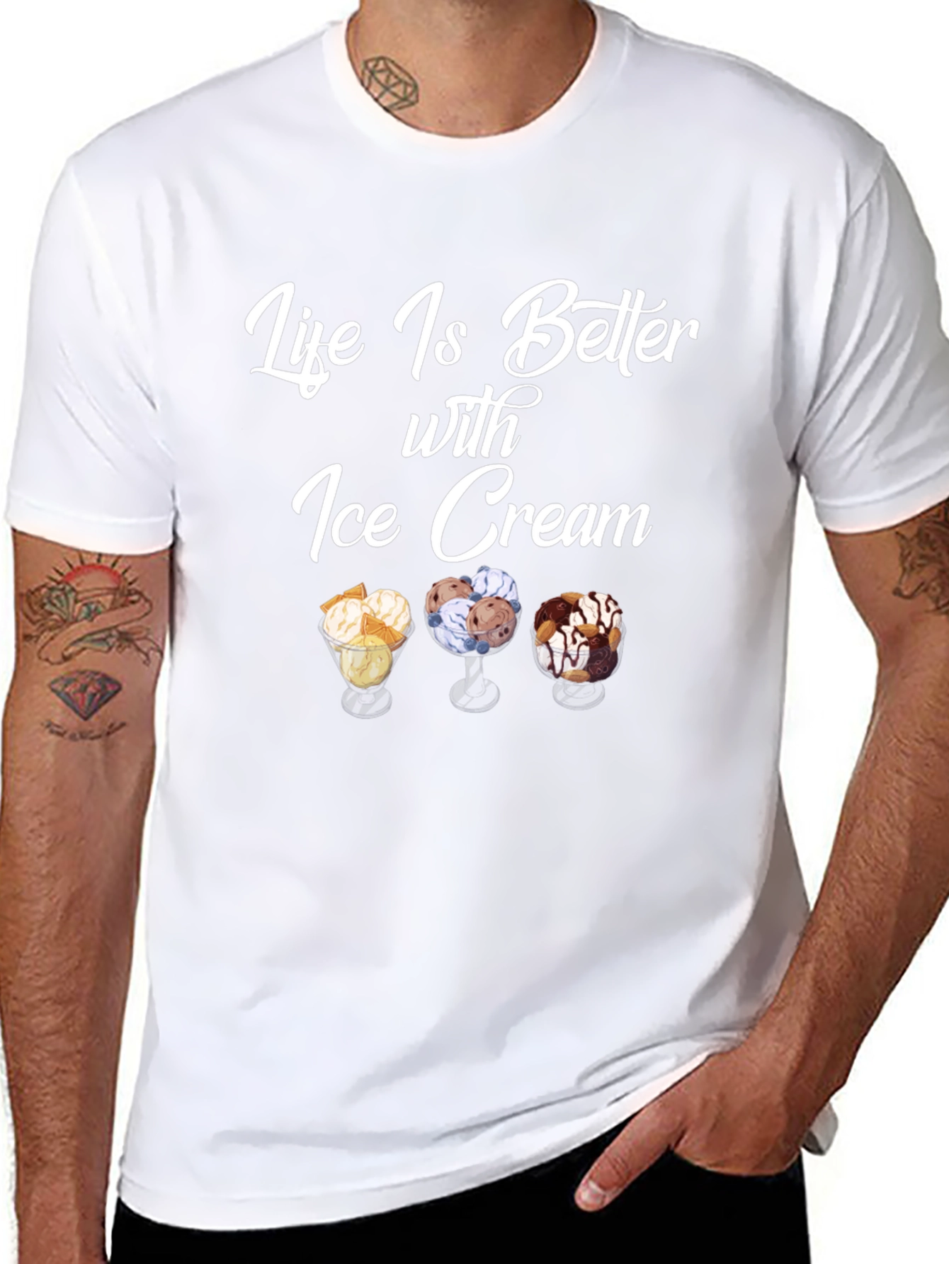 Life is Better with Ice Cream T-Shirt