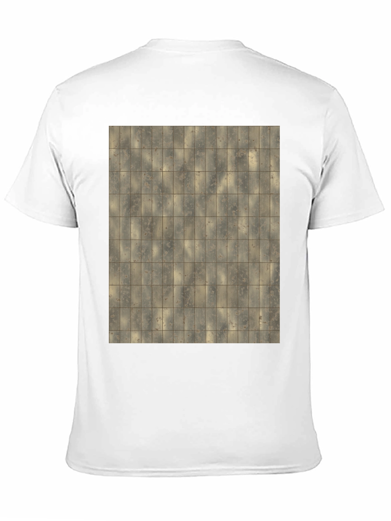 Tiled Pattern Graphic T-Shirt