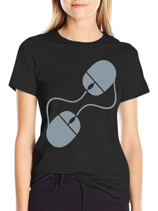 Double Mouse Graphic Tee - Gamer Style