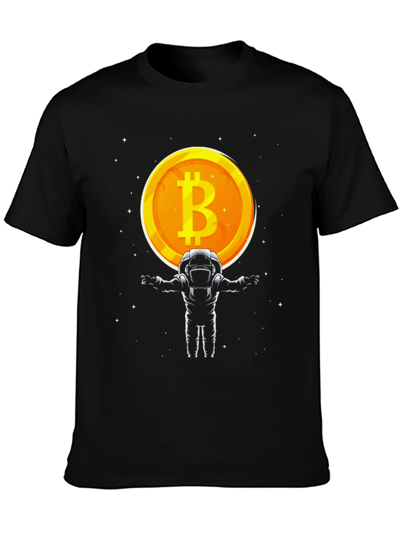 Bitcoin Astronaut T-Shirt - Crypto Space Tee