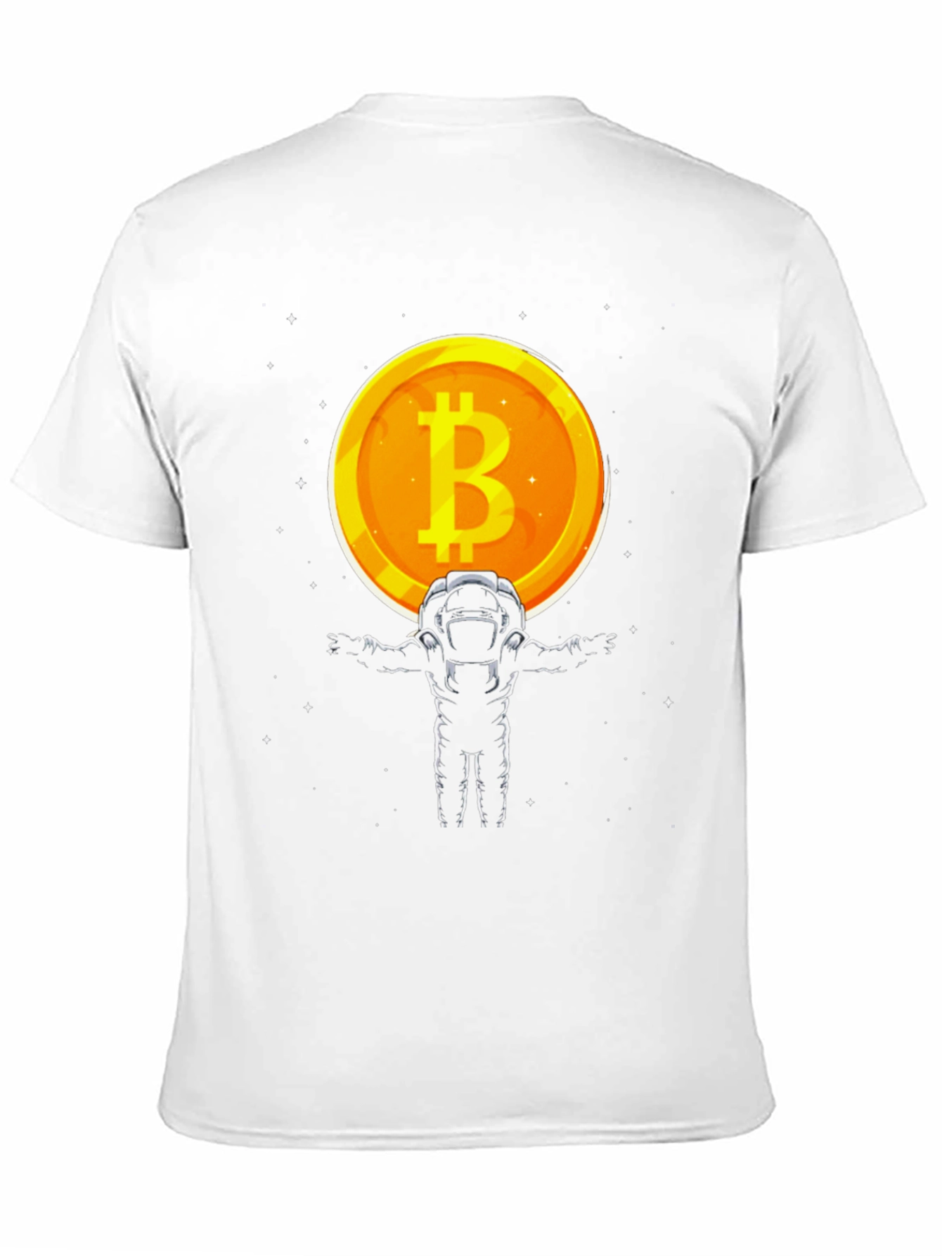 Bitcoin Astronaut T-Shirt - Crypto Space Tee