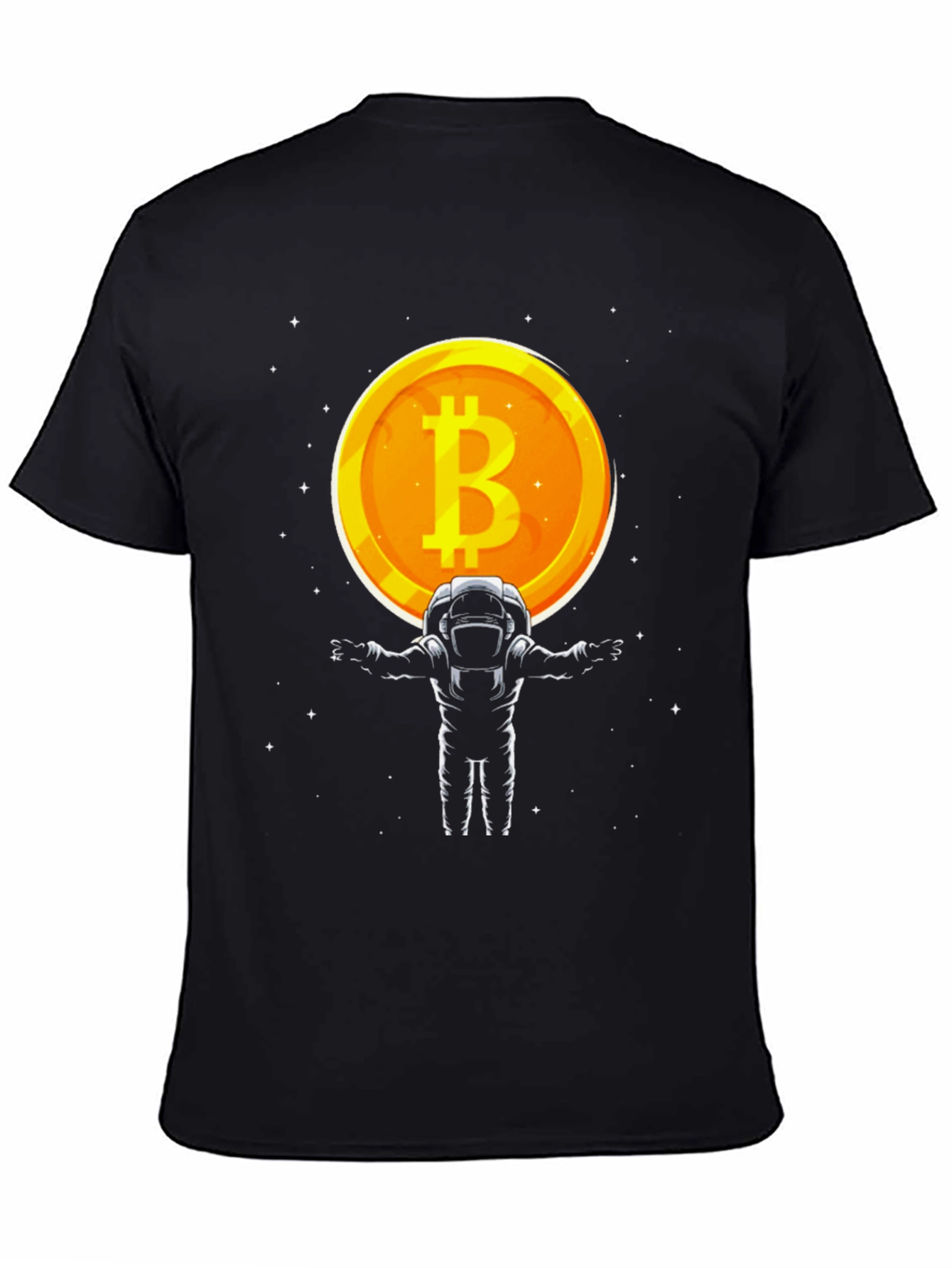 Bitcoin Astronaut T-Shirt - Crypto Space Tee