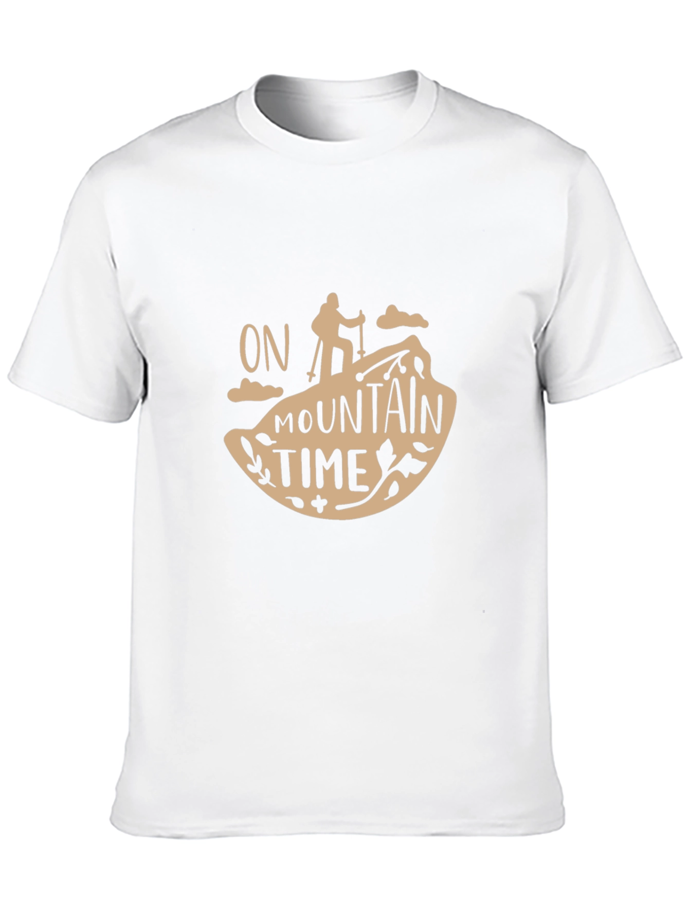 On Mountain Time T-Shirt - Hiking Adventure Tee