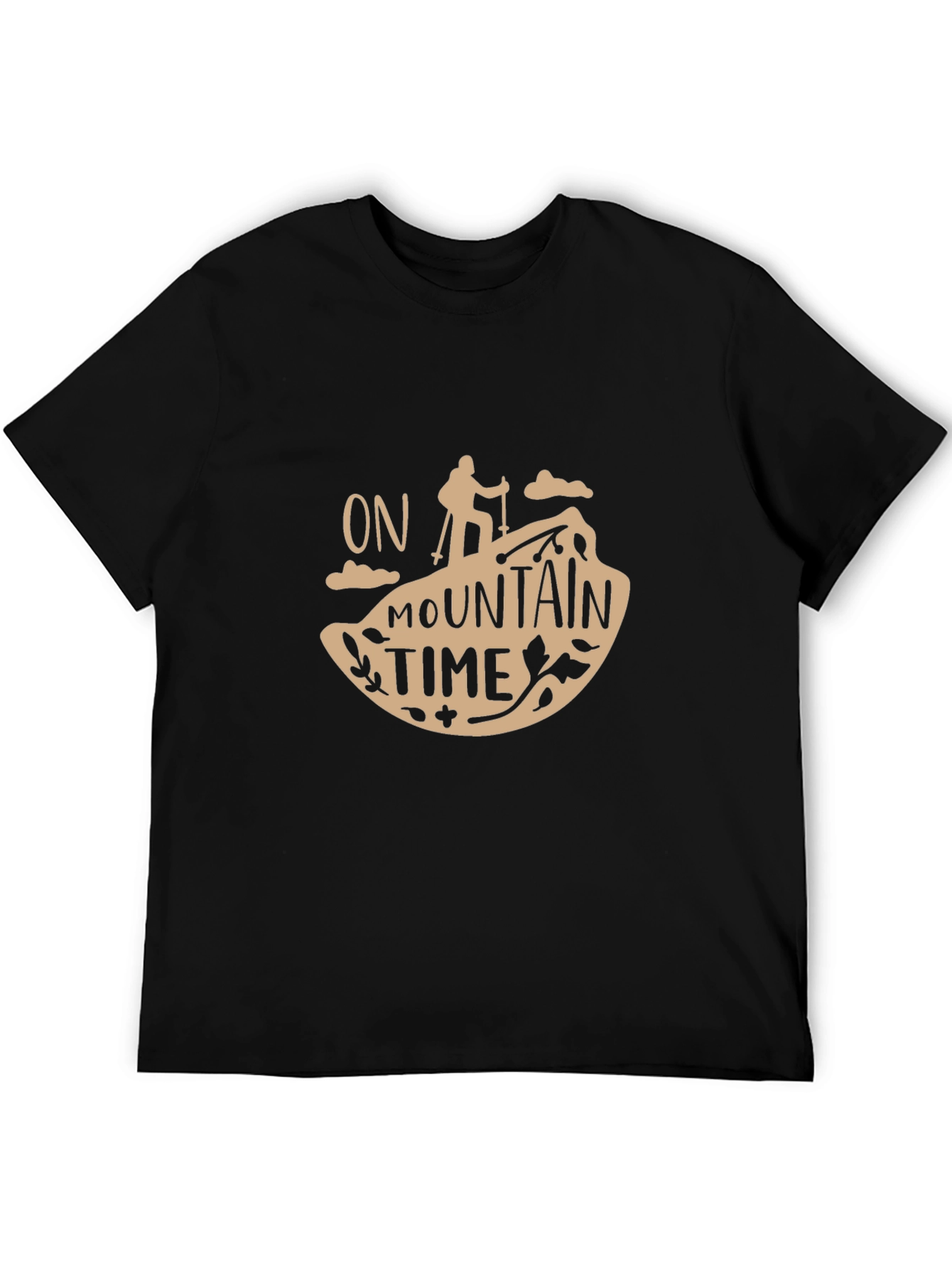 On Mountain Time T-Shirt - Hiking Adventure Tee