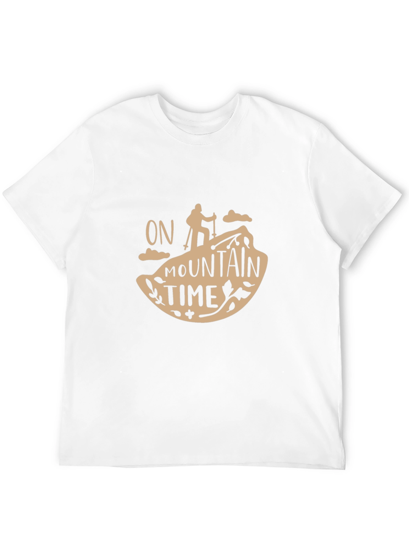 On Mountain Time T-Shirt - Hiking Adventure Tee