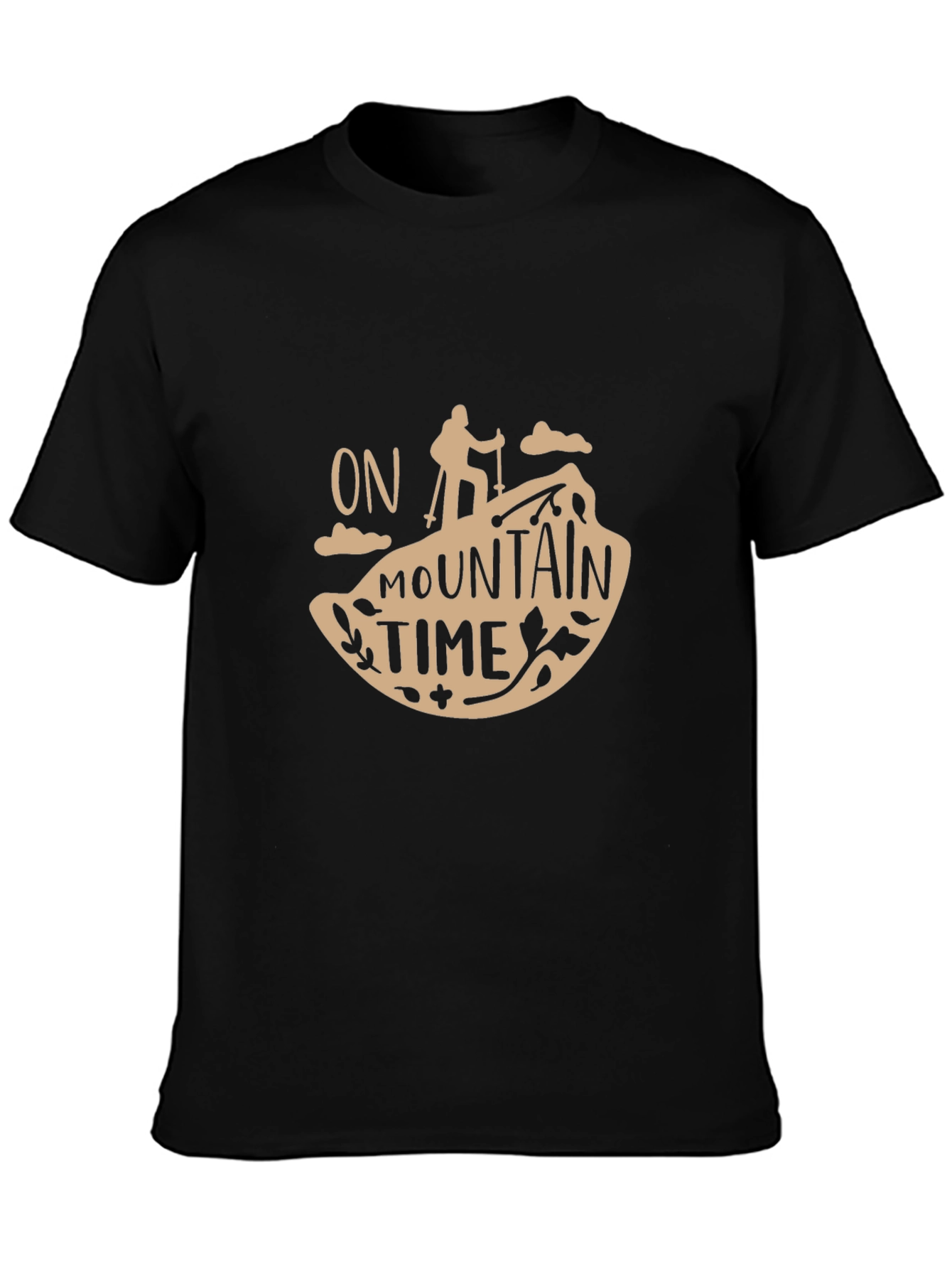 On Mountain Time T-Shirt - Hiking Adventure Tee