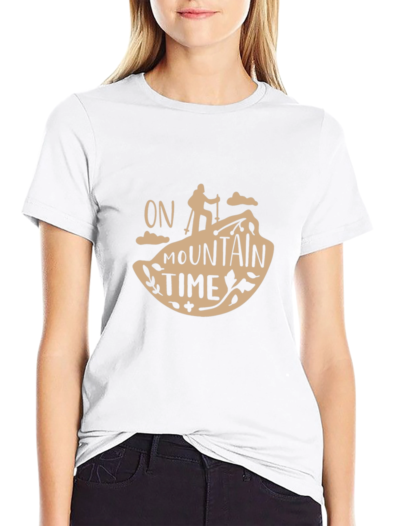 On Mountain Time T-Shirt - Hiking Adventure Tee