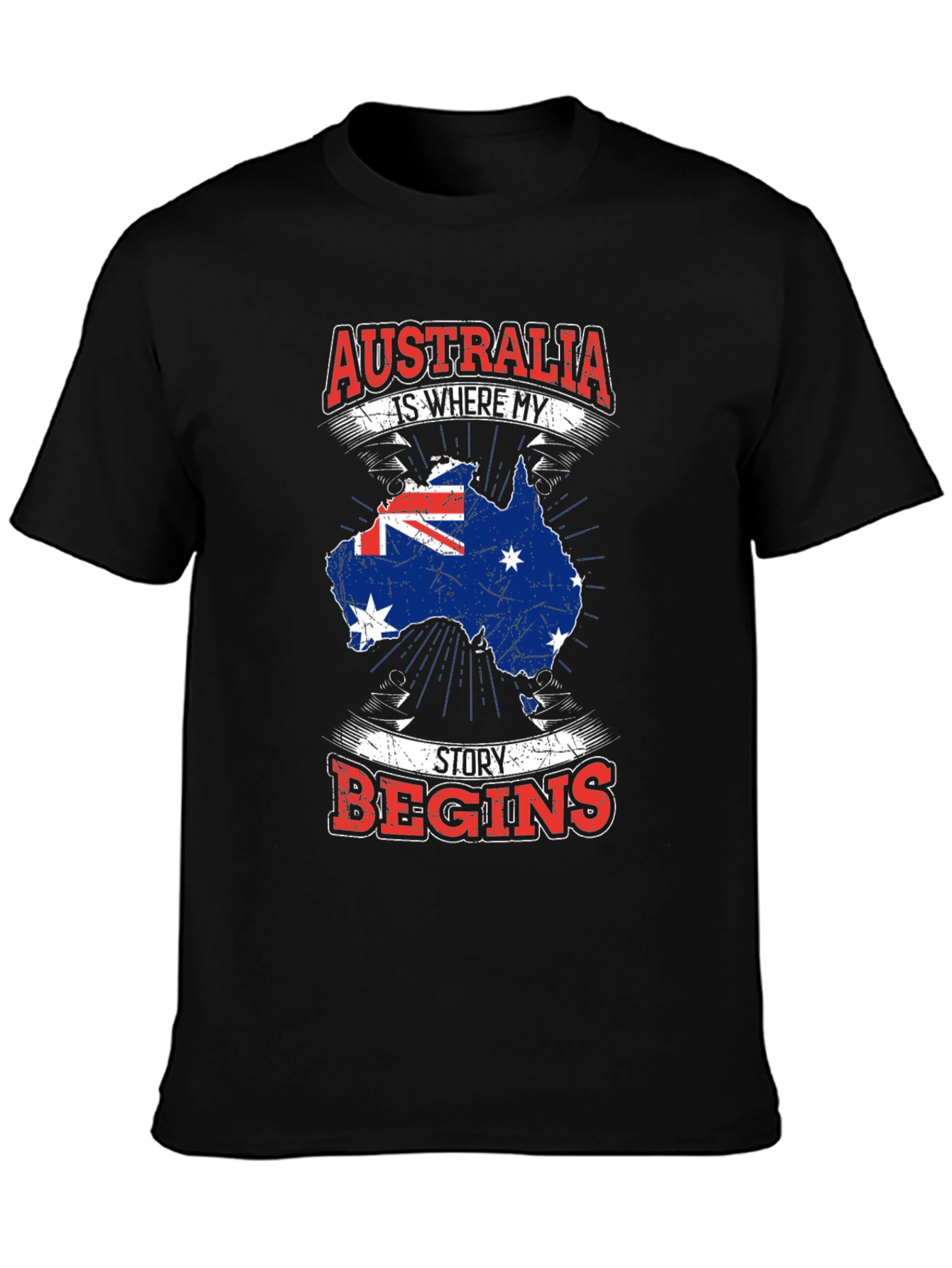 Australia Story Begins Graphic Tee