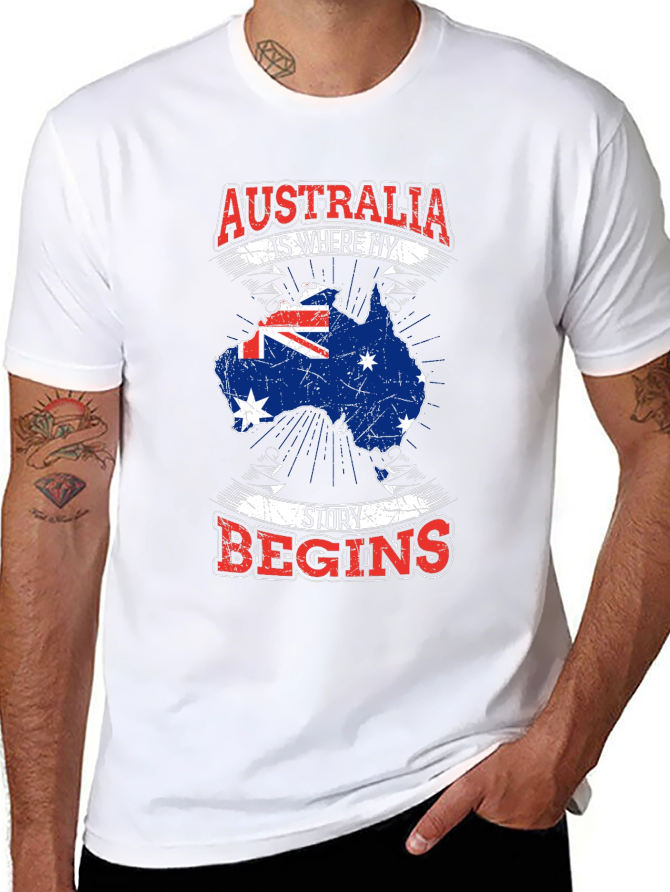 Australia Story Begins Graphic Tee
