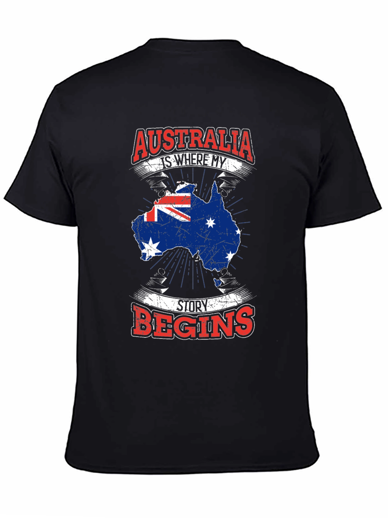 Australia Story Begins Graphic Tee