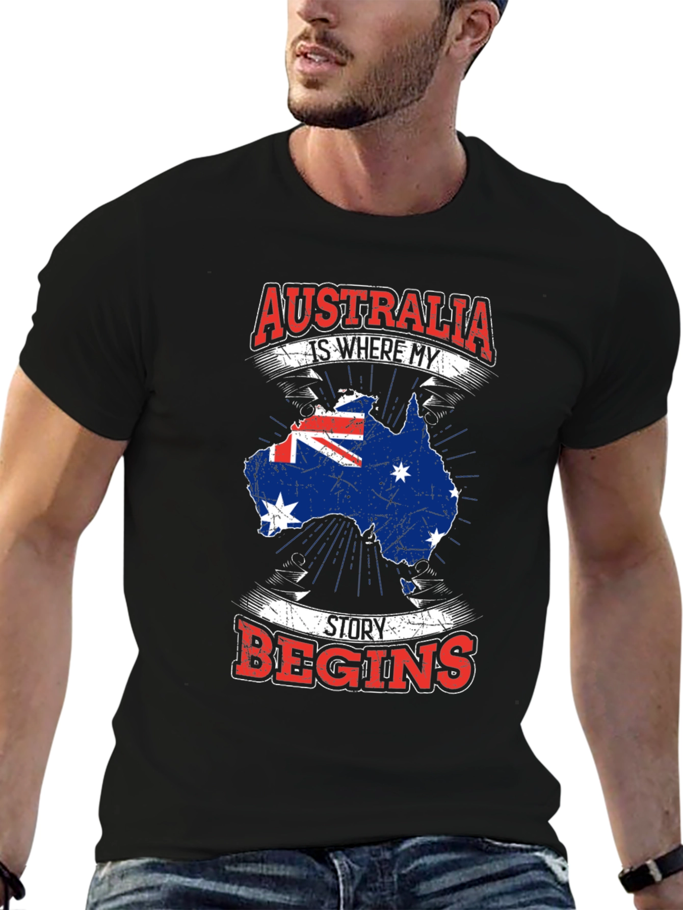 Australia Story Begins Graphic Tee