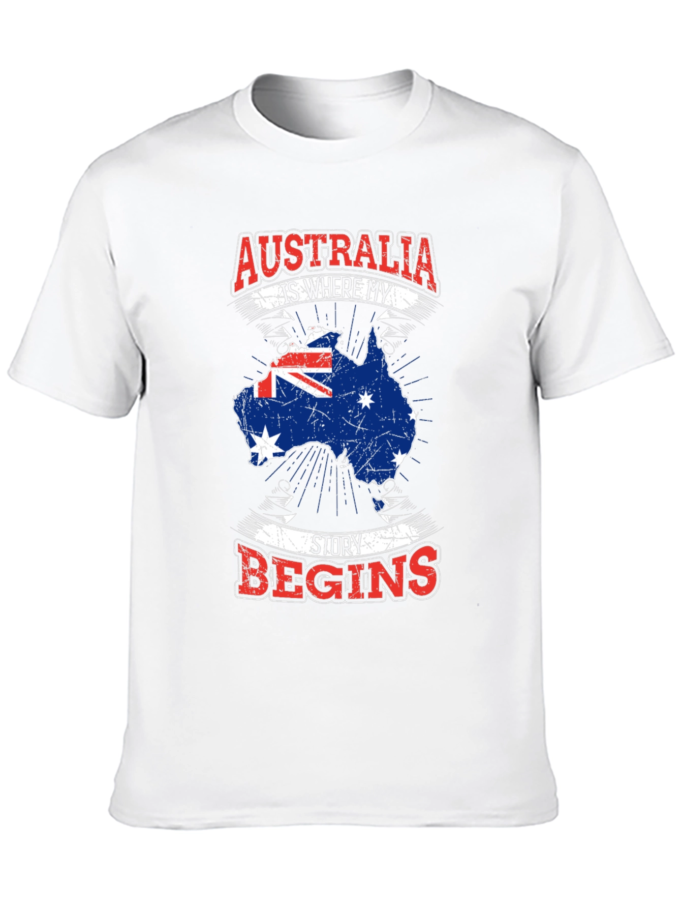 Australia Story Begins Graphic Tee