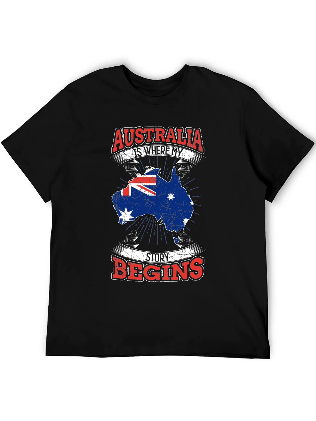 Australia Story Begins Graphic Tee
