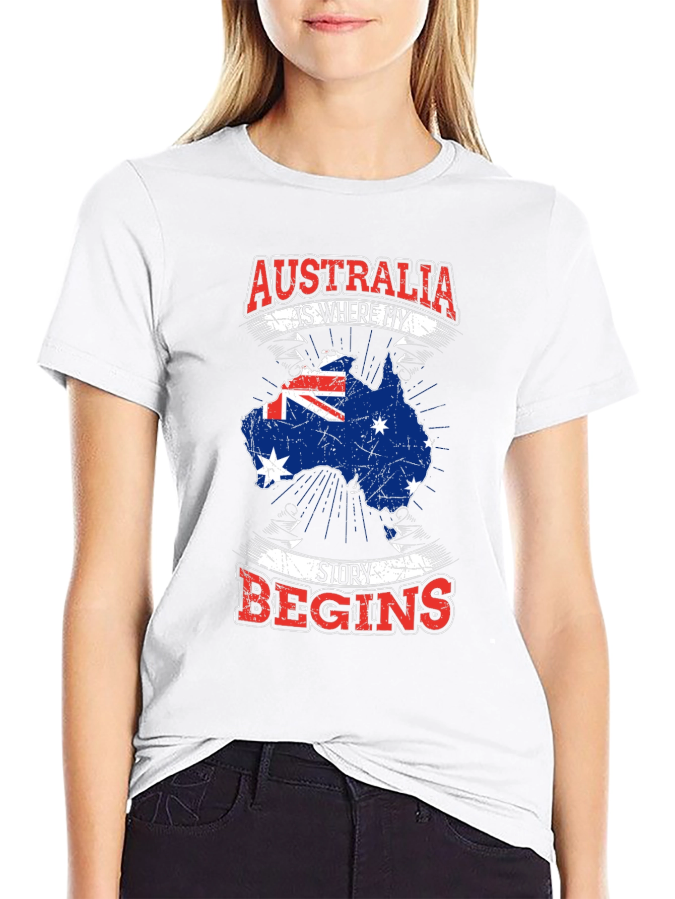 Australia Story Begins Graphic Tee